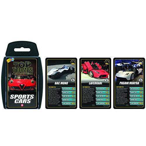 Top Trumps Sports Cars Card Game (1688) – Compare Car Stats and Win the Deck