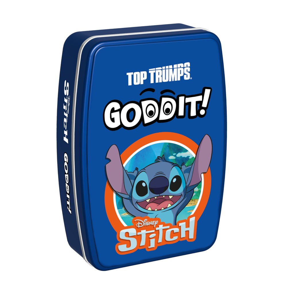Top Trumps Stitch Goddit! Card Game – 5 Puzzle Games, 55 Cards, Travel Tin