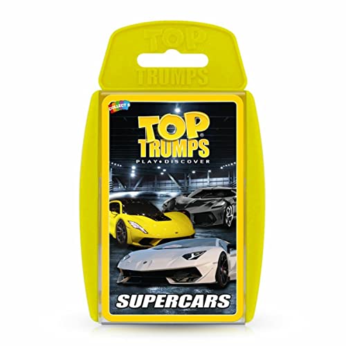 Top Trumps Supercars Card Game: Stats, Facts & 30 Iconic Vehicles