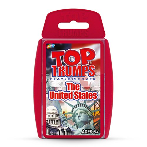 Top Trumps United States Card Game: 50 States, Family Fun, Educational Travel Game for Ages 6+