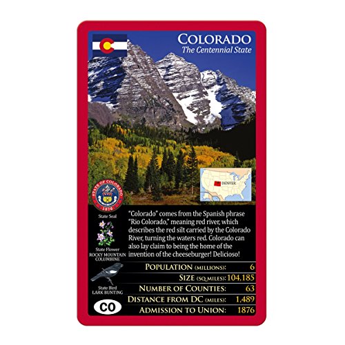 Top Trumps United States Card Game: 50 States, Family Fun, Educational Travel Game for Ages 6+