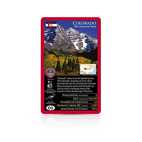 Top Trumps United States Card Game: 50 States, Family Fun, Educational Travel Game for Ages 6+