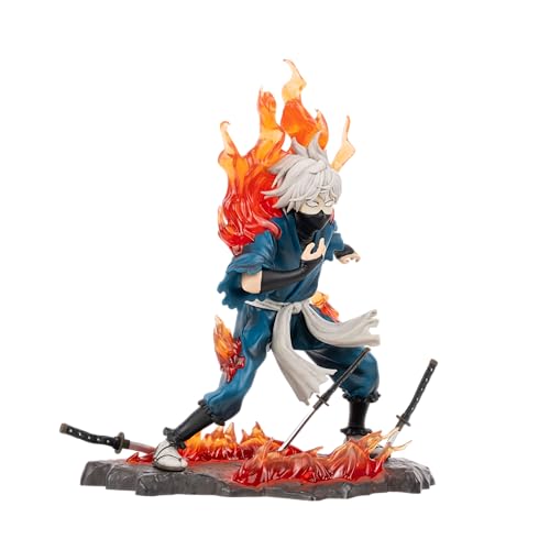 Total Anime Gabimaru Hell's Paradise 9-Inch Collector Statue with Dynamic Pose and Flame Base