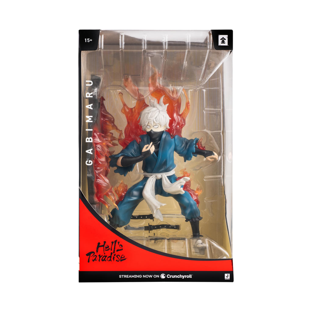 Total Anime Gabimaru Hell's Paradise 9-Inch Collector Statue with Dynamic Pose and Flame Base