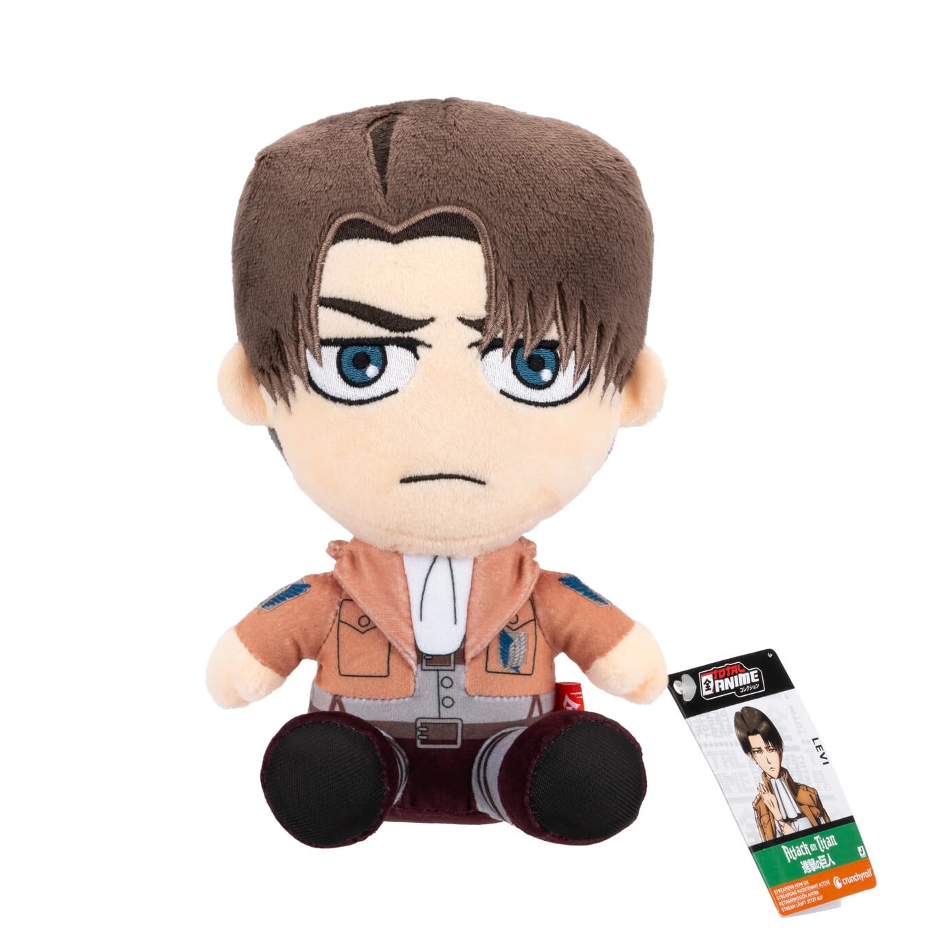 Total Anime Levi Plush – 8-Inch Super Soft Attack on Titan Collectible