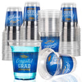 Totstio 72-Pack Graduation Cups 2026 – 14 oz Blue Plastic Disposable Cups for Class of 2026 Party Supplies Decorations