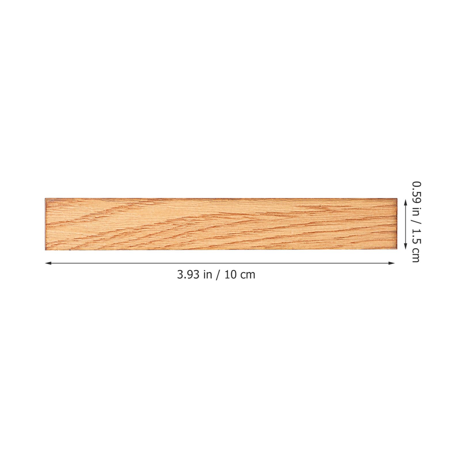 TOYANDONA 40-Piece Self-Adhesive Miniature Wood Flooring for Dollhouse - Light Brown