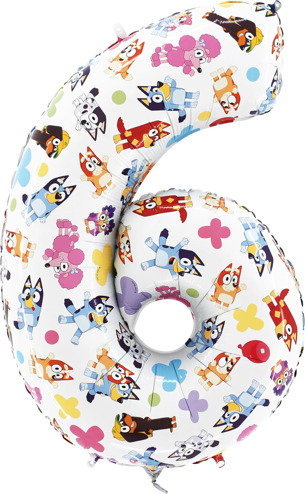 Toyland Bluey & Bingo Number Foil Balloon 26 Inch - Kids Party Decoration (Numbers 1-6)