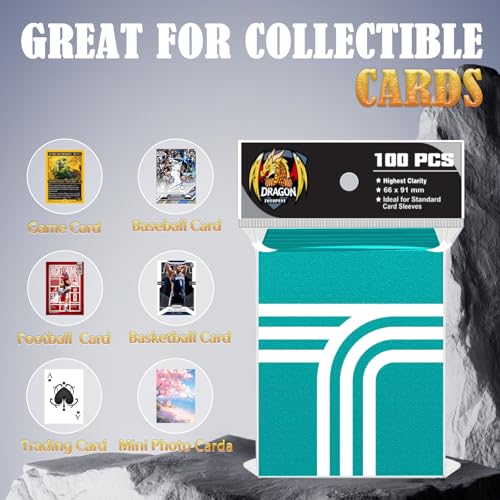 toyopeny Matte Card Sleeves (612 Pack) – 6 Colors, 66x91mm, Acid-Free for TCG, Sports & Magic