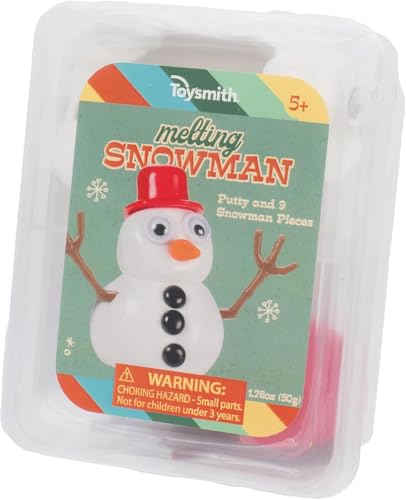 Toysmith Melting Snowman – Reusable Putty Kit with Accessories – Build, Melt, and Rebuild Again and Again