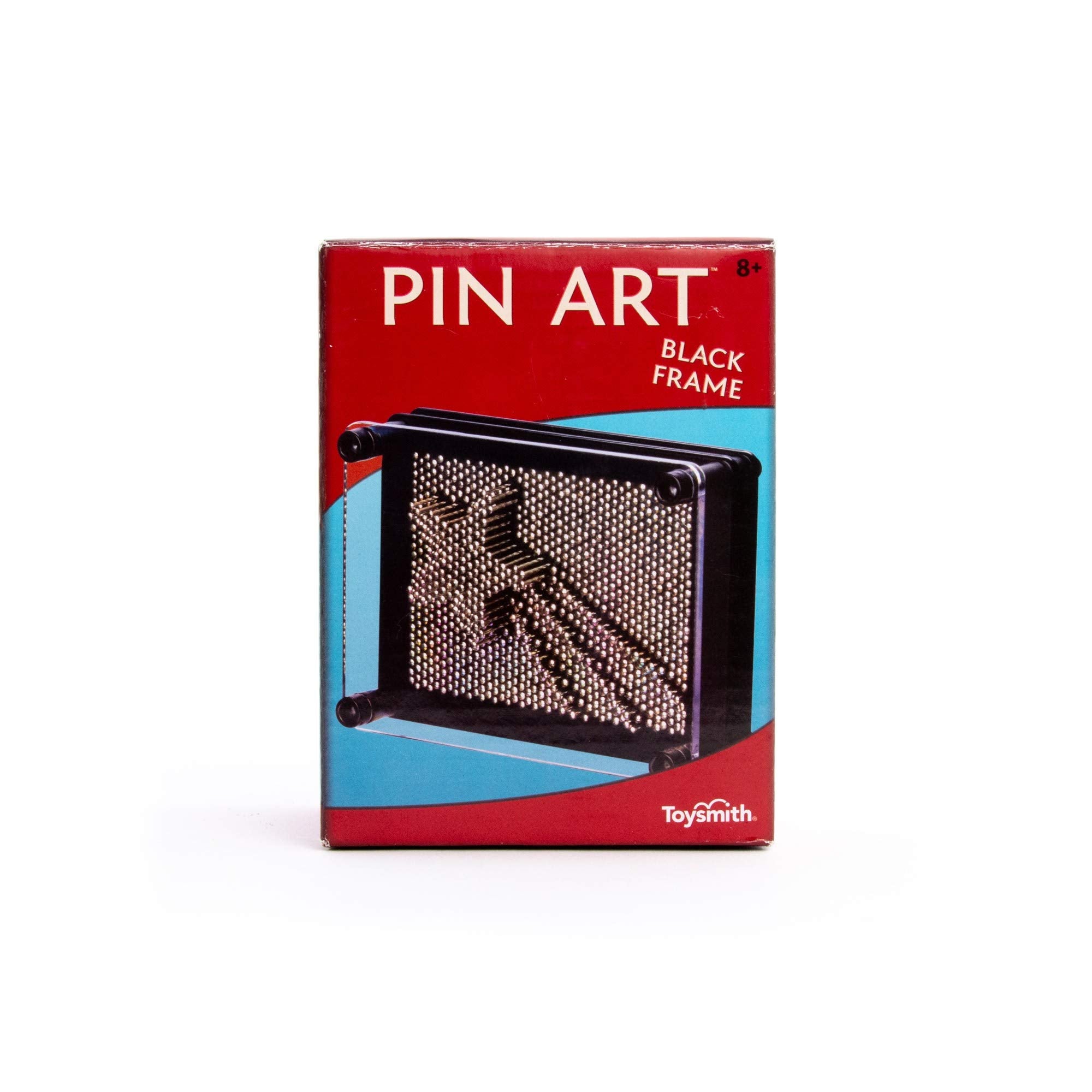 Toysmith Pin Art – 3D Fidget Desk Toy, Black Frame, 3.75 x 5 Inches