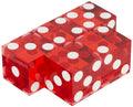Trademark Poker 19mm Red Casino Dice – Serialized A-Grade Precision Set