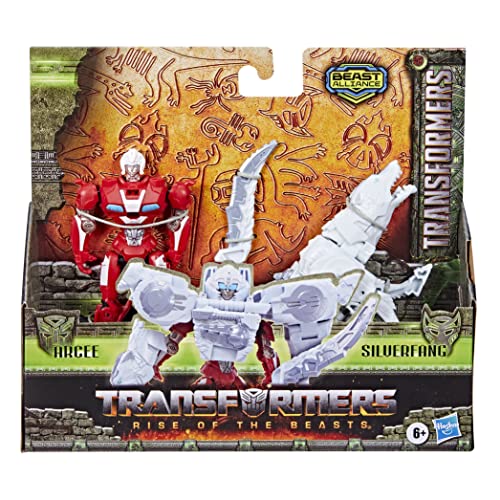 Transformers Rise of the Beasts Beast Alliance Arcee & Silverfang 2-Pack Action Figures
