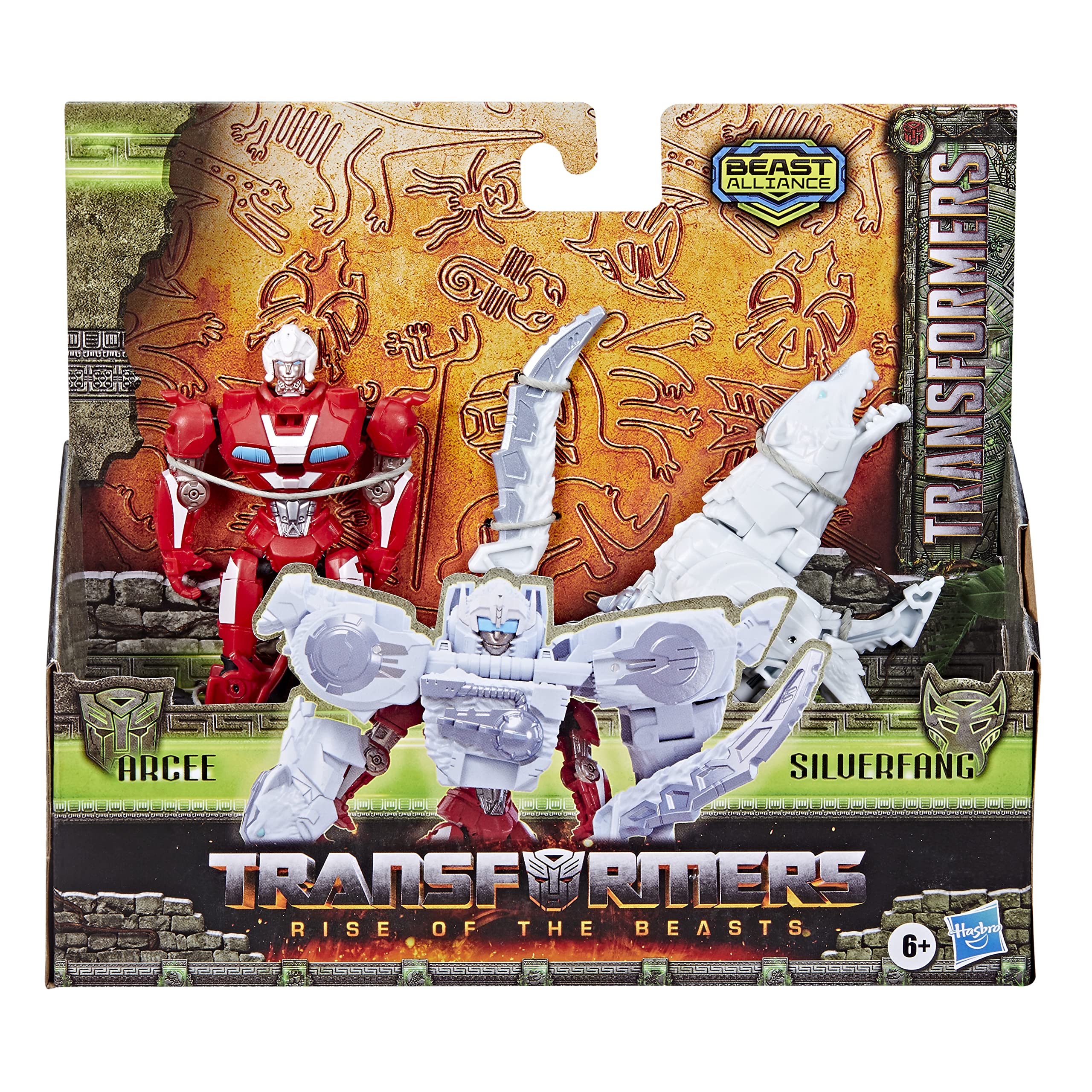 Transformers Rise of the Beasts Beast Alliance Arcee & Silverfang 2-Pack Action Figures