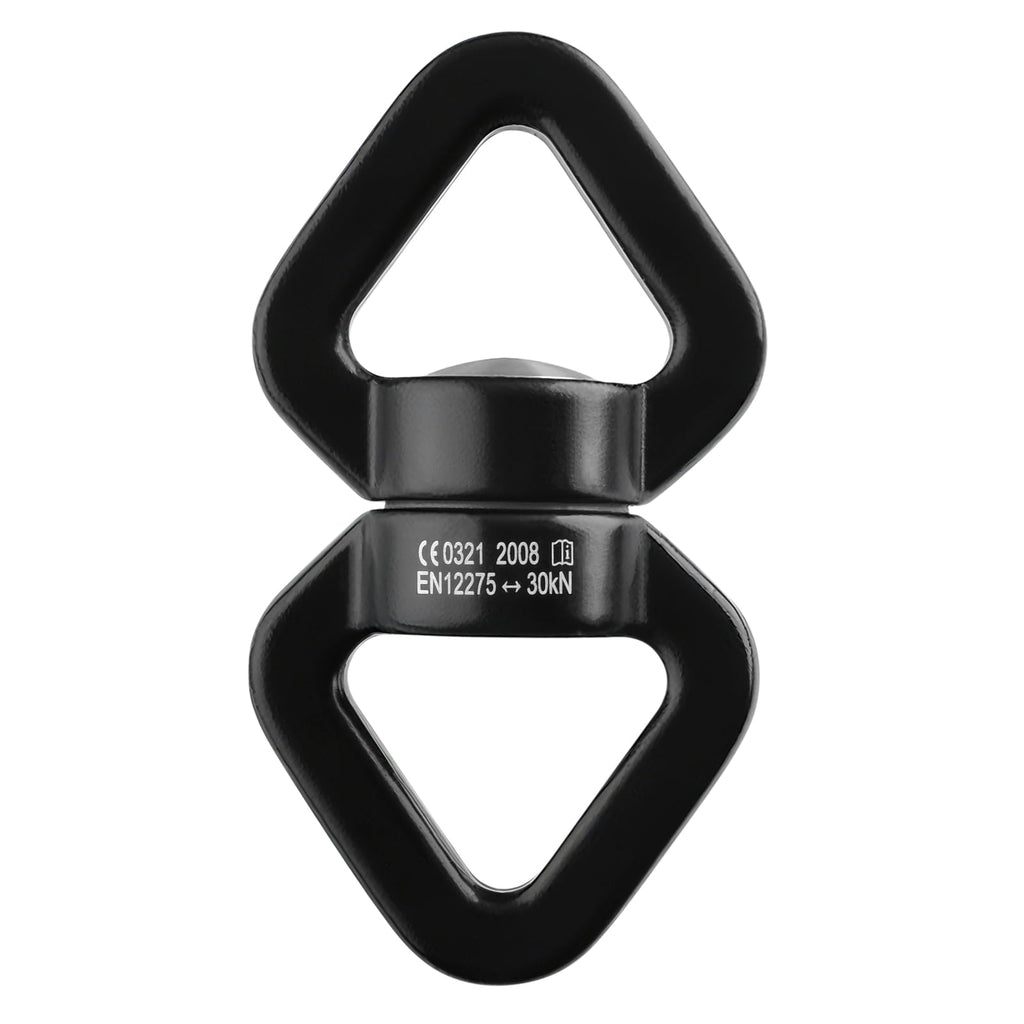 TRIWONDER 30kN Micro Rotator Swing Swivel – 7075 Aluminum Alloy, Sealed Ball Bearing, 360° Rotation for Tree Swings, Hammocks, Climbing, and Aerial Dance