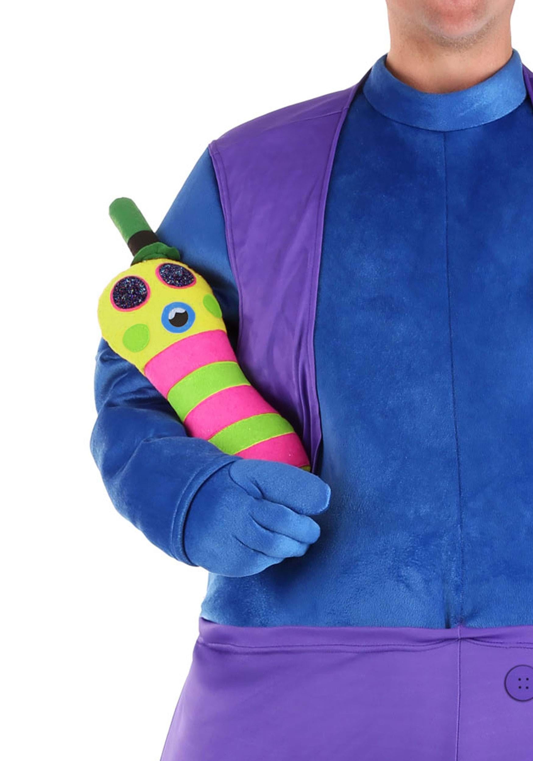 Trolls Mr. Dinkles Stuffed Halloween Accessory - Biggie's Pet Worm Plush Toy