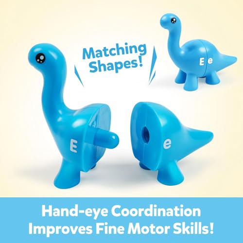 TSYAN Dinosaur Letter Matching Toy - Alphabet Learning for Toddlers