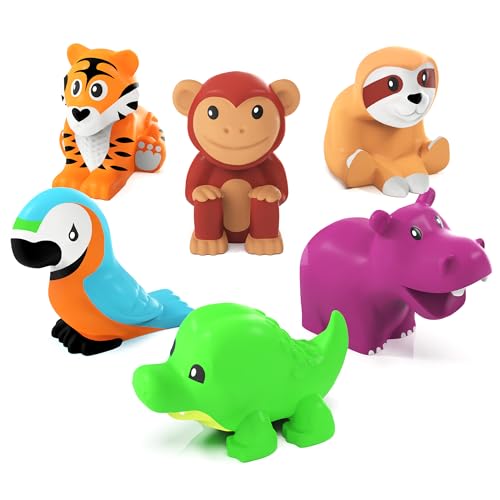 Tub Works Rainforest Mold Free Bath Toys: Sealed, No-Hole Design for Safe Bathtime Fun