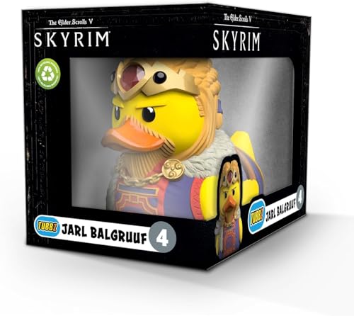 TUBBZ Boxed Edition: The Elder Scrolls Skyrim Jarl Balgruuf Cosplaying Rubber Duck Collectible Vinyl Figure