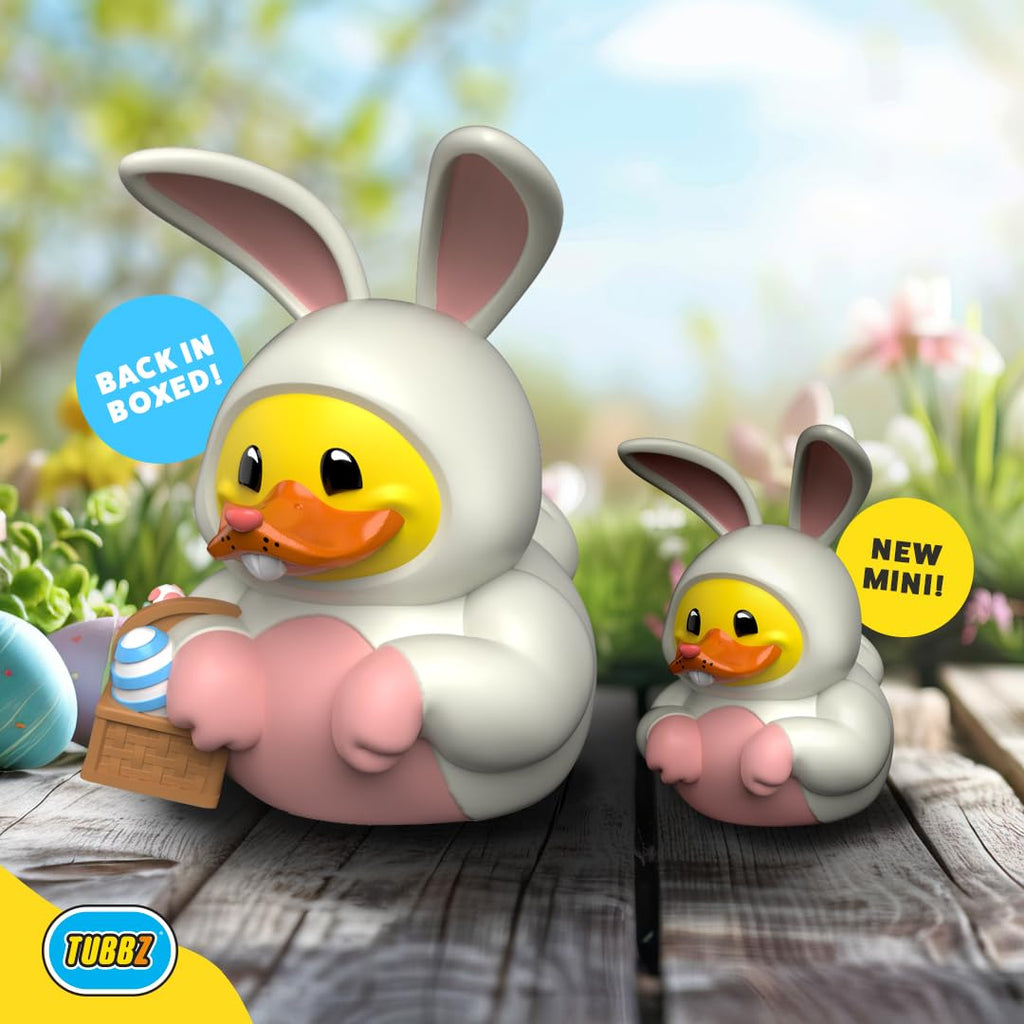 TUBBZ Mini Easter Bunny Cosplaying Rubber Duck – 5 cm Collectible Vinyl Figure