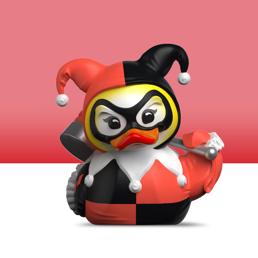 TUBBZ Mini Harley Quinn Cosplaying Rubber Duck Vinyl Figure - DC Comics Collectible