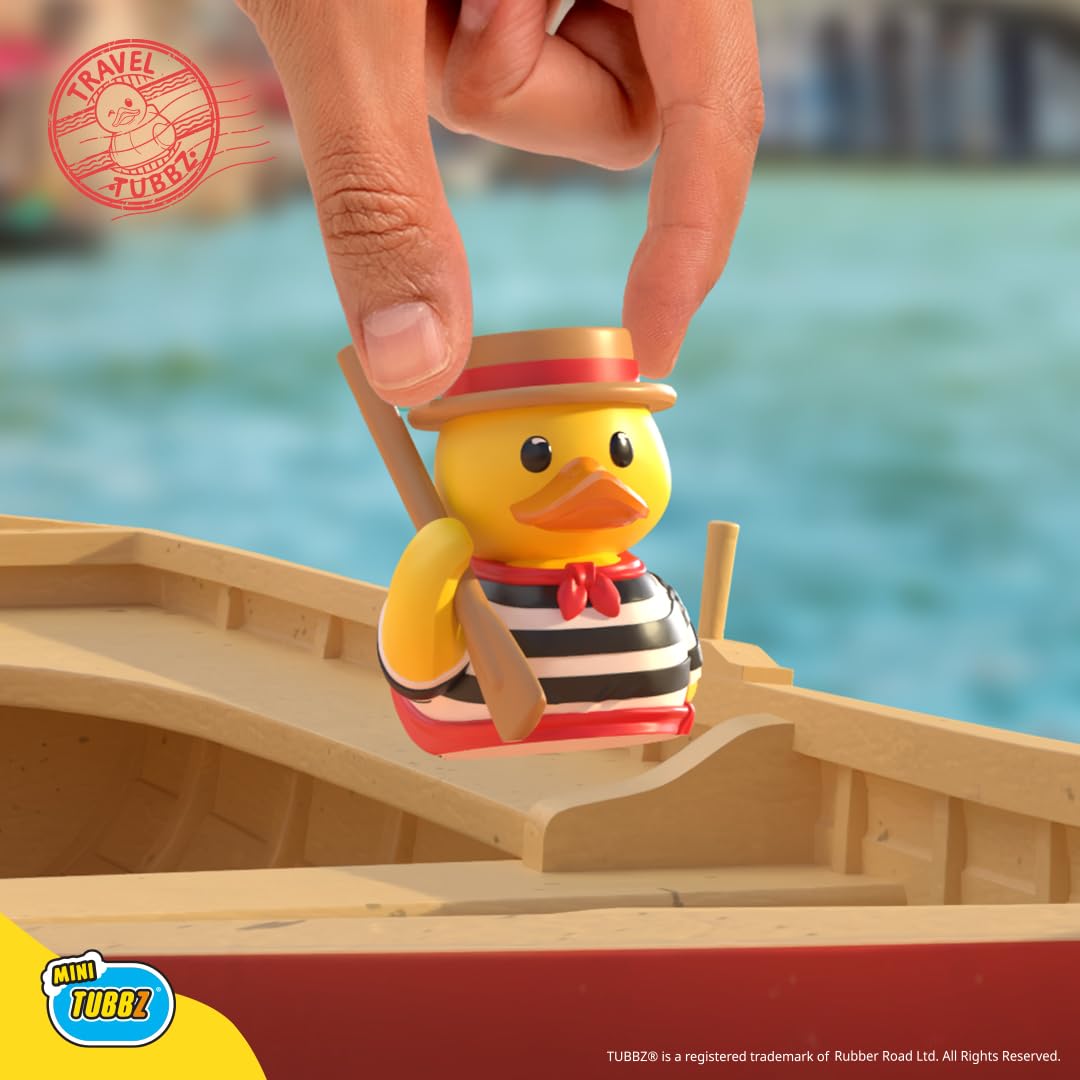 TUBBZ Mini Italy Gondolier Rubber Duck – Cosplaying Travel Collectible