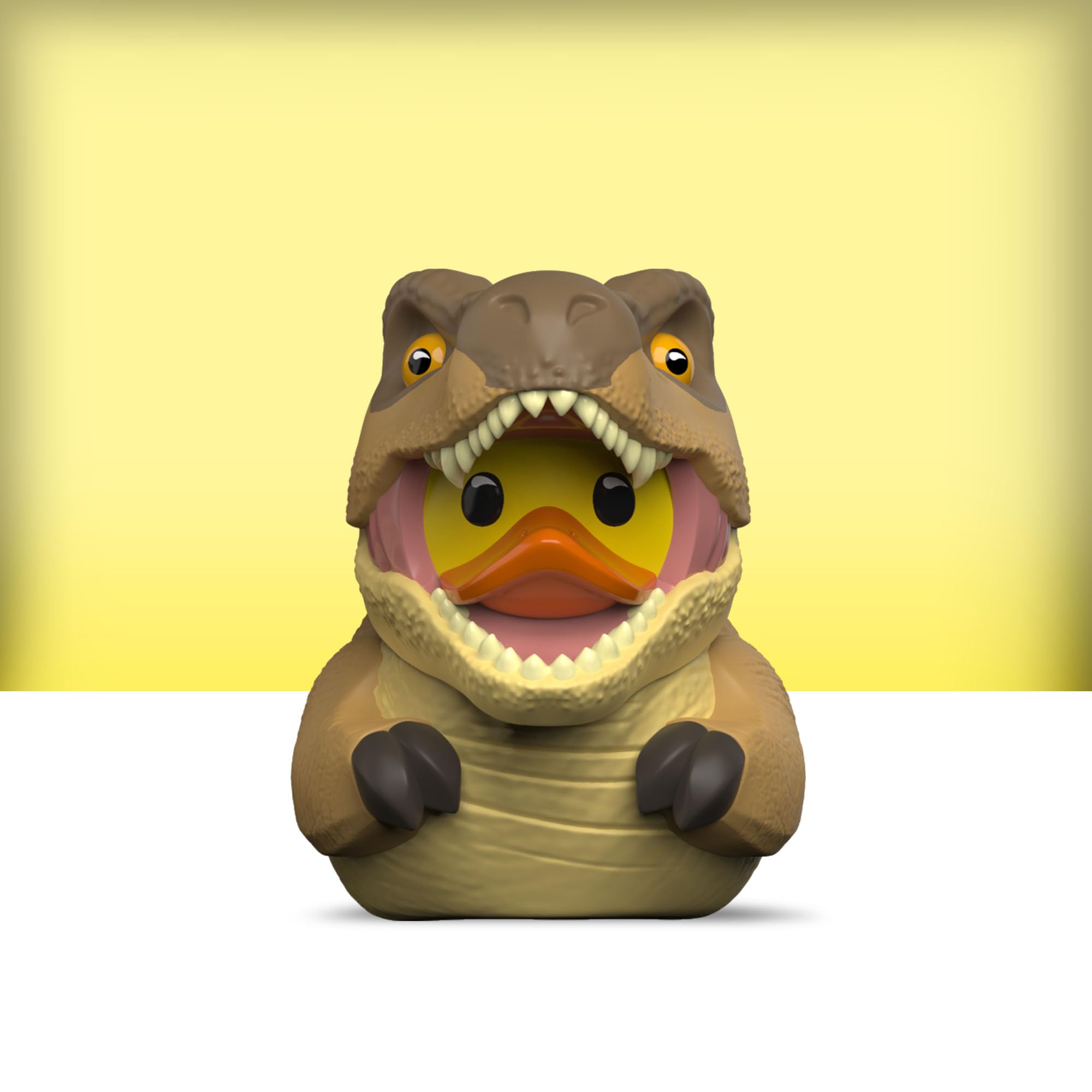 TUBBZ Mini Jurassic World Rebirth T-Rex Cosplaying Rubber Duck Vinyl Figure – 5 cm Collectible
