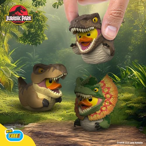TUBBZ Mini Jurassic World Rebirth Velociraptor Cosplaying Duck Vinyl Figure - 2 in. Collectible