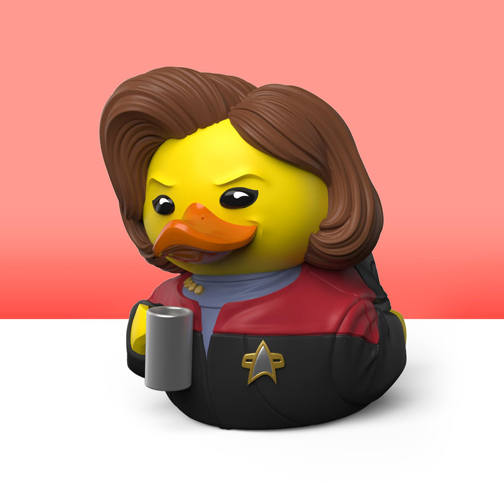 TUBBZ Mini Kathryn Janeway Duck Figure - Officially Licensed Star Trek Collectible