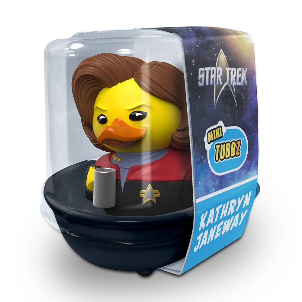 TUBBZ Mini Kathryn Janeway Duck Figure - Officially Licensed Star Trek Collectible