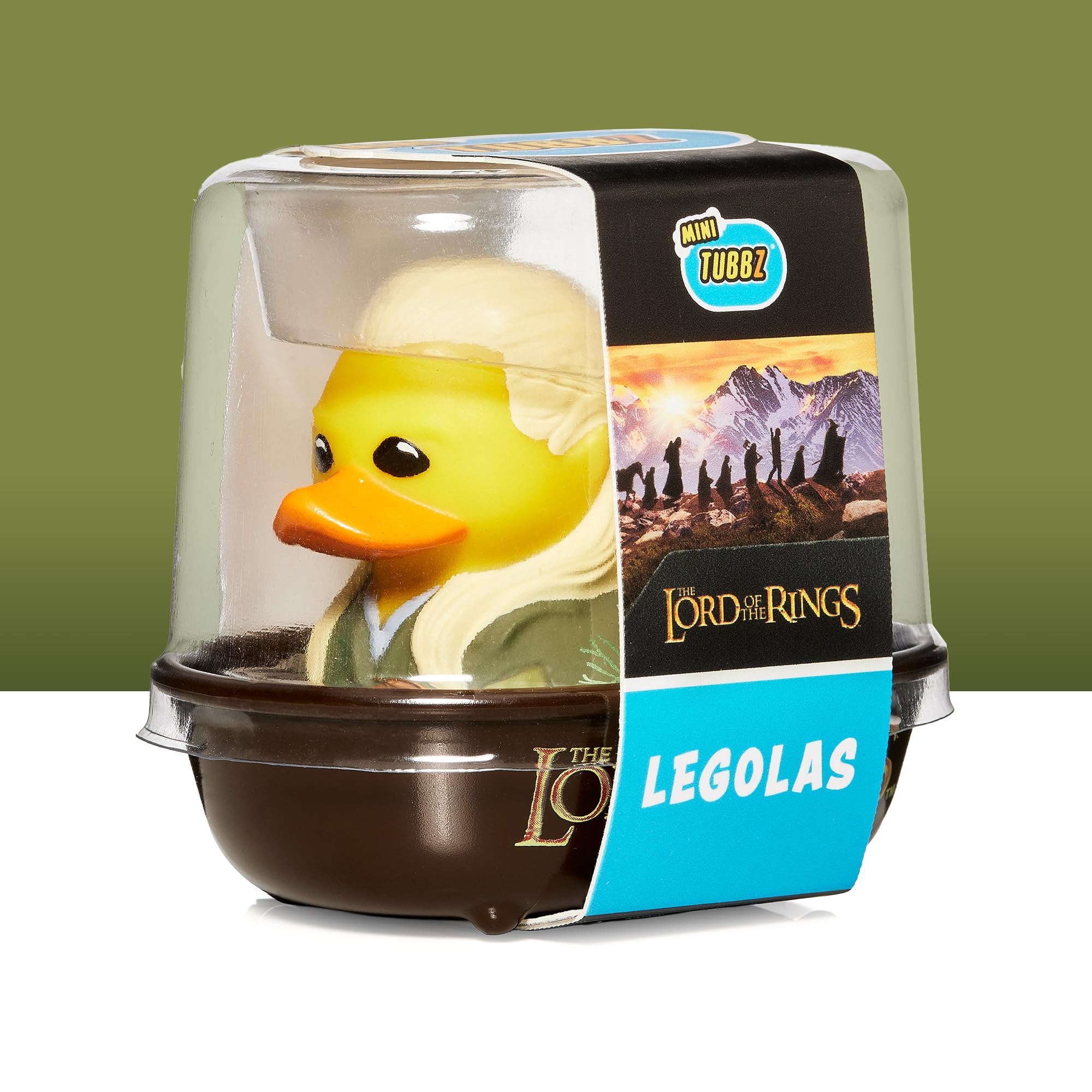 TUBBZ Mini Lord of the Rings Legolas Cosplaying Rubber Duck Collectible Figure (5 cm)
