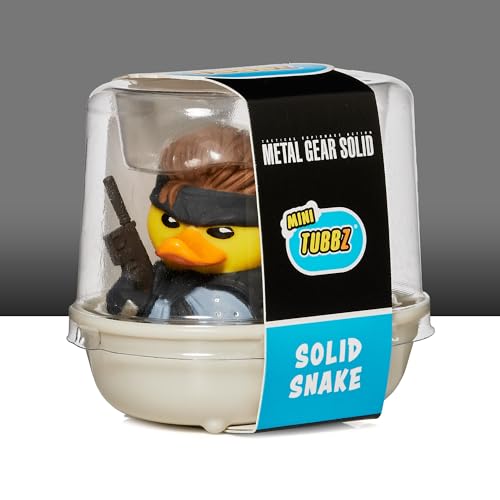 TUBBZ Mini Metal Gear Solid Solid Snake Rubber Duck Vinyl Figure – Officially Licensed Collectible