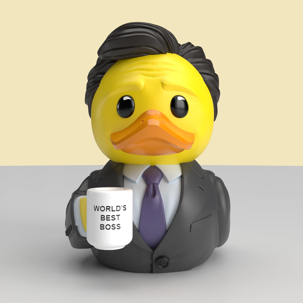 TUBBZ Mini Michael Scott Rubber Duck – The Office Cosplay Collectible Figure
