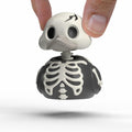 TUBBZ Mini Skeleton Duck – 5 cm Vinyl Figure in Horror Bathtub