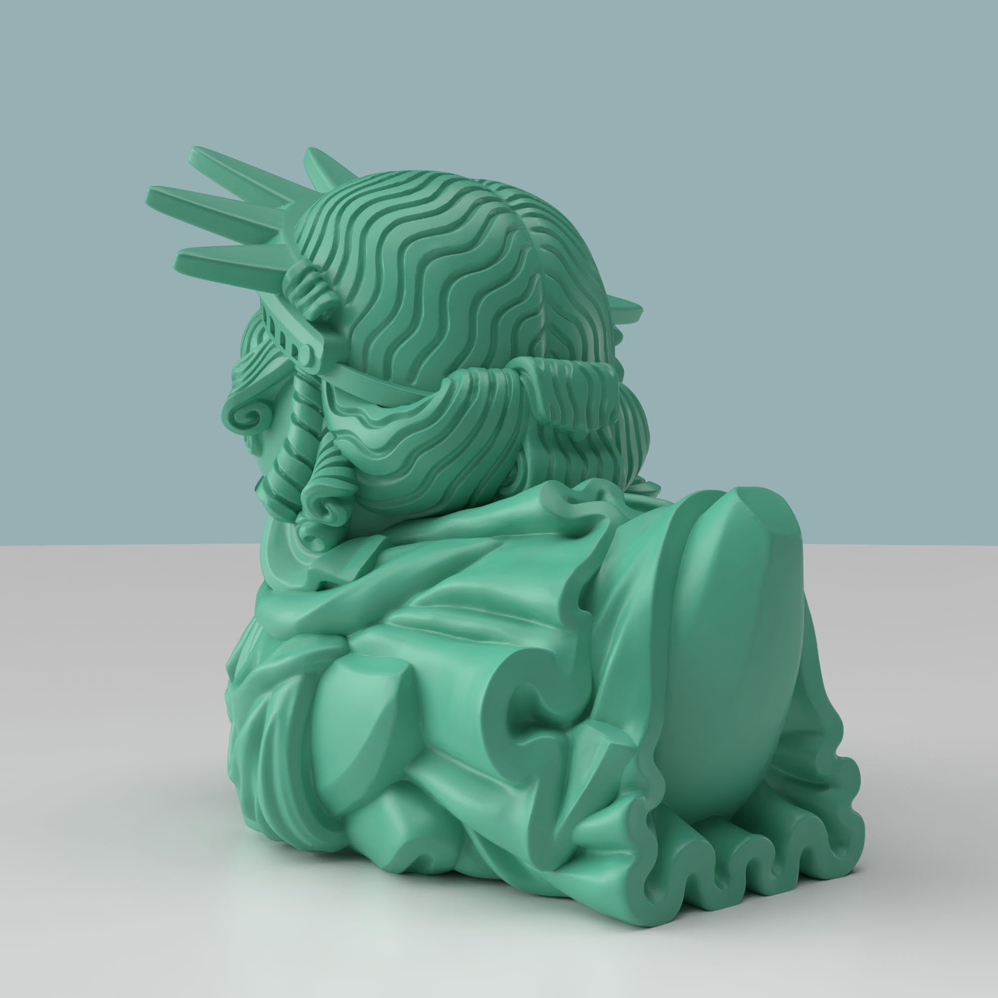 TUBBZ Mini Statue of Liberty Cosplaying Rubber Duck - Collectible Cruise Ducking Figure