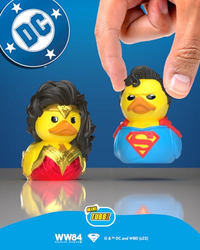 TUBBZ Mini Superman Cosplaying Rubber Duck Figure - 2 Inch Vinyl Collectible