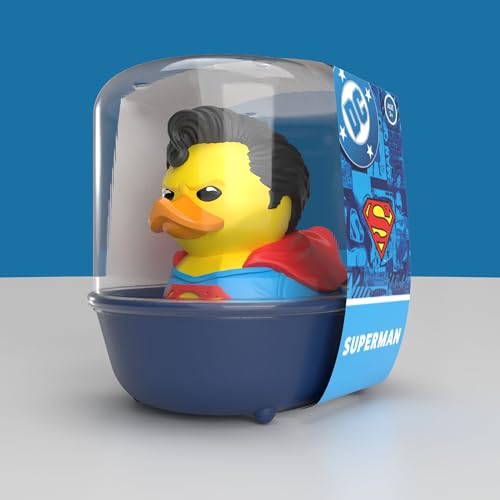 TUBBZ Mini Superman Cosplaying Rubber Duck Figure - 2 Inch Vinyl Collectible