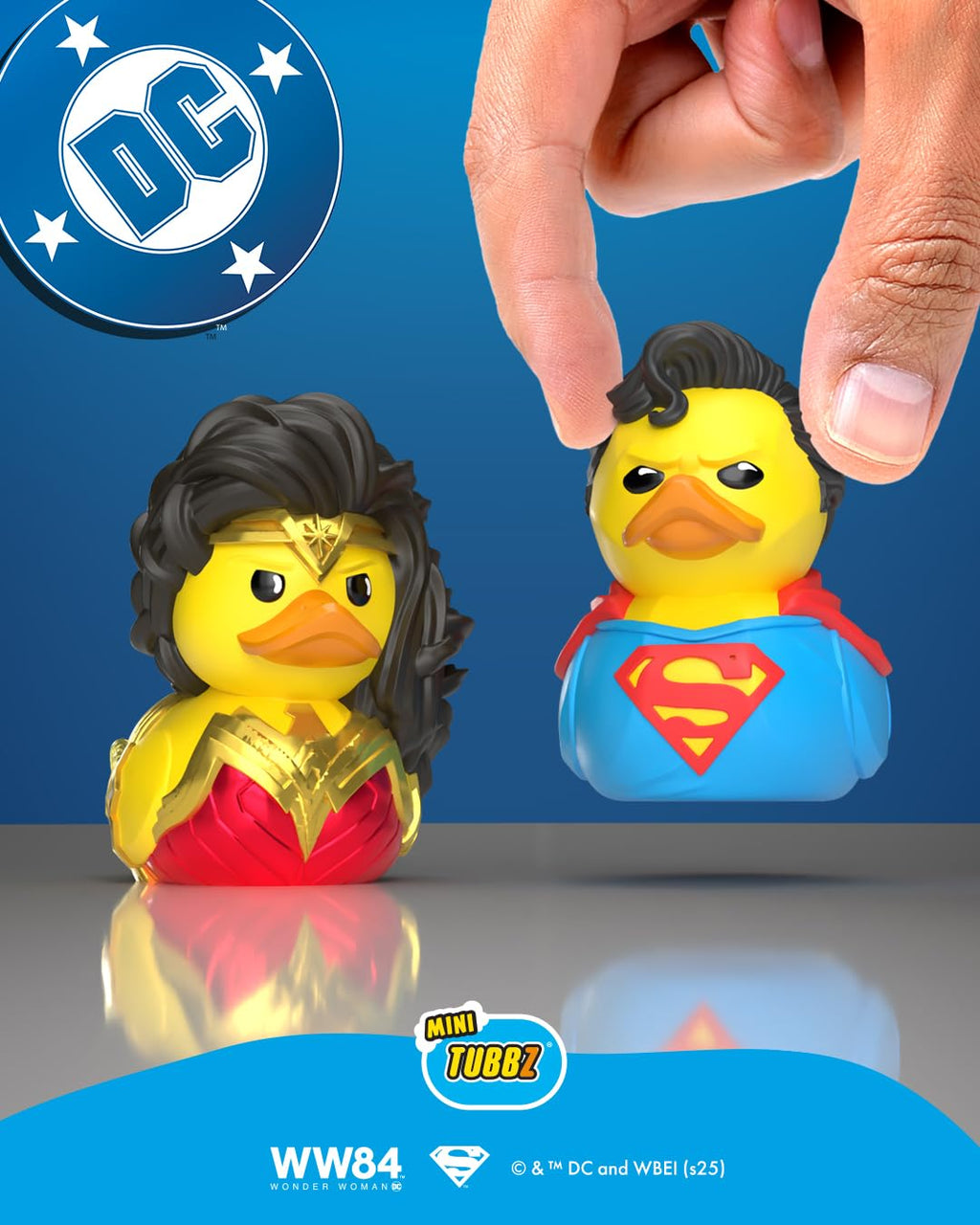 TUBBZ Mini Wonder Woman Cosplaying Rubber Duck Figure – Officially Licensed DC Collectible