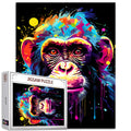 Tucocoo Graffiti Monkey 1000-Piece Jigsaw Puzzle for Adults – Colorful Cartoon Art, Recycled Board, Includes Poster, 27.56 x 19.69 Inches