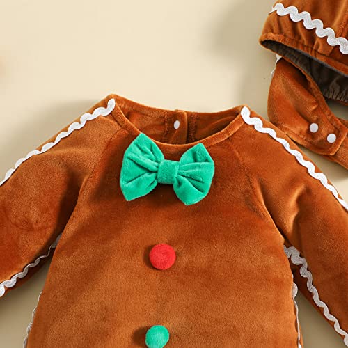 Twopumpkin Newborn Toddler Baby Pumpkin Costume Romper – Cute Halloween Outfit, 0-24 Months