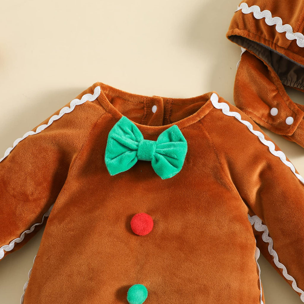 Twopumpkin Newborn Toddler Baby Pumpkin Costume Romper – Cute Halloween Outfit, 0-24 Months