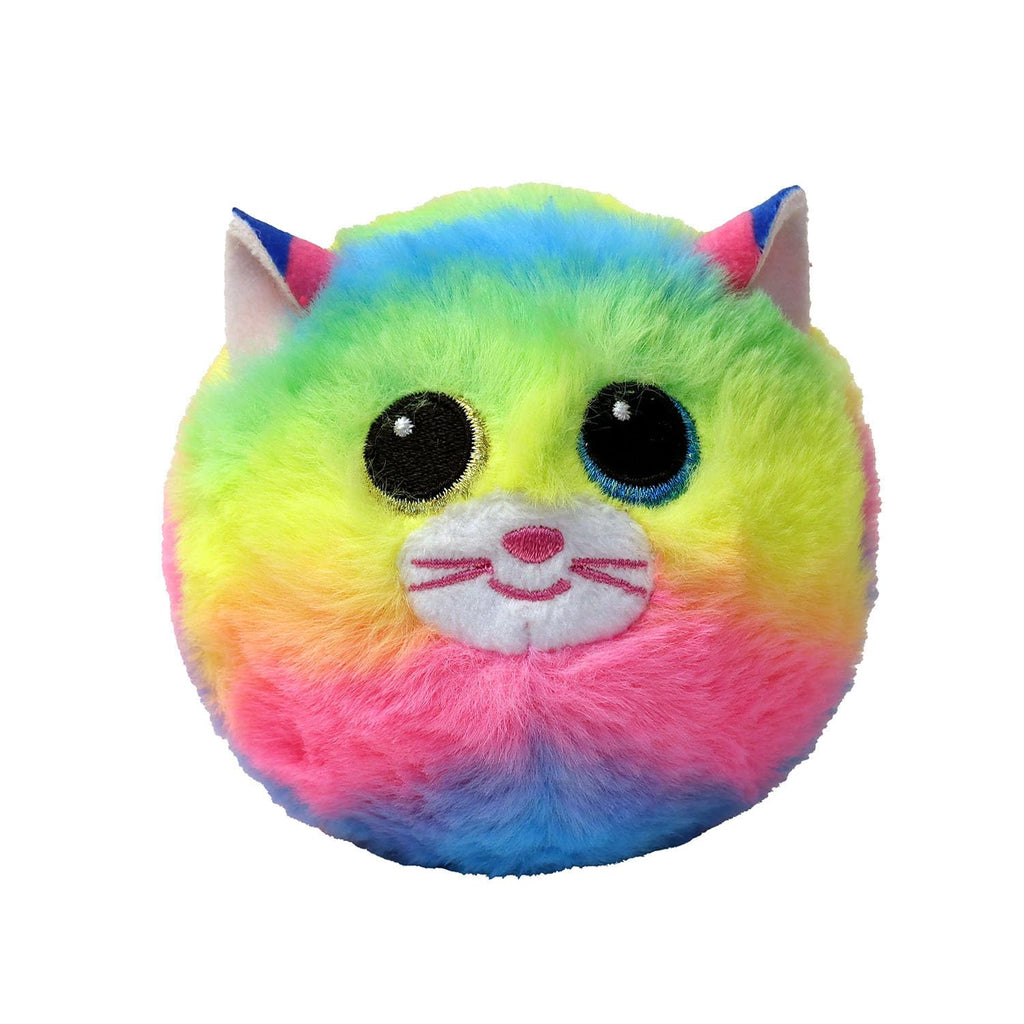 Ty Bouncers Gemma the Cat – Soft Plush Stuffed Animal with Bouncing Ball