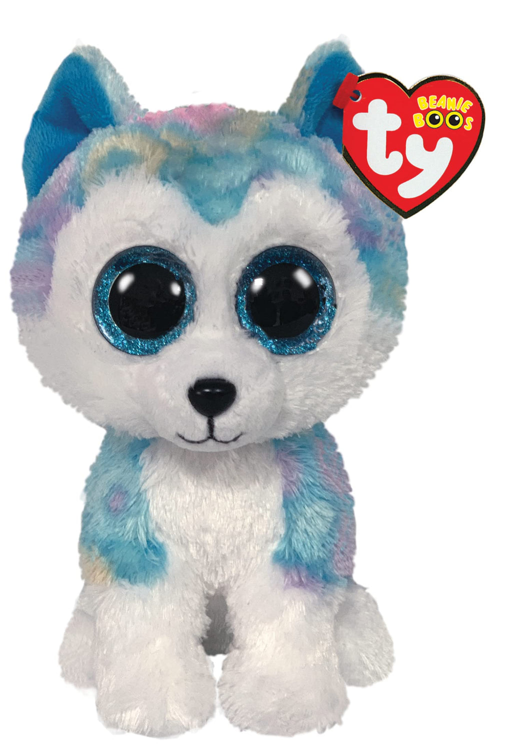 Ty Helena Husky Beanie Boo - Soft Plush Toy with Retro Look, Collectible Stuffed Animal