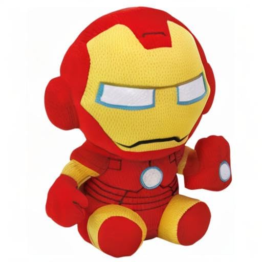 Ty Ironman Plush - Yellow Regular Beanie Baby with Authentic Heart Tag