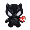 Ty Marvel Avengers Black Panther Squishy Beanie Baby Plush Toy - Officially Licensed Collectible Stuffed Animal