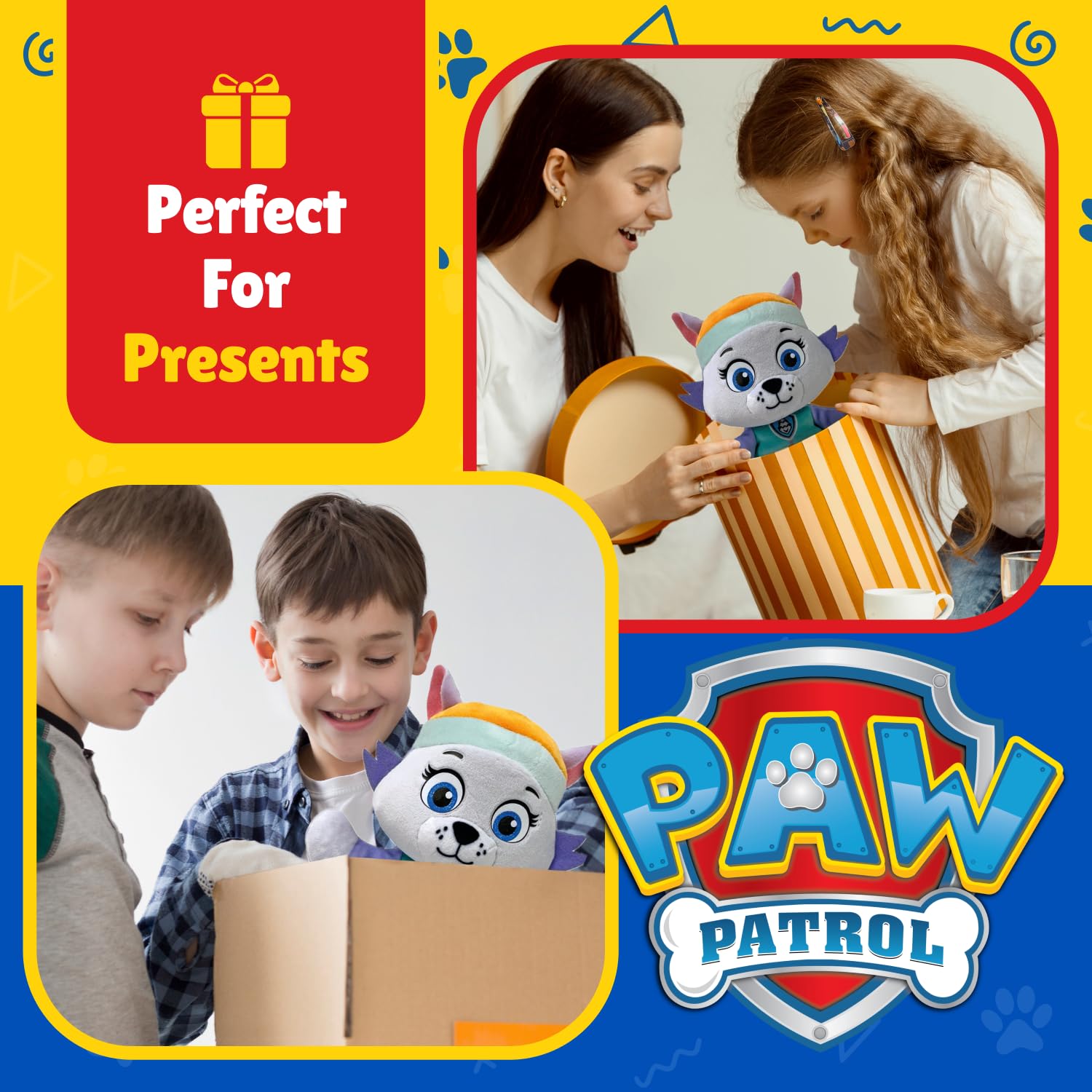 Ty Paw Patrol Everest Plush Toy – 20 cm Soft Floppy Collectible with Heart Tag