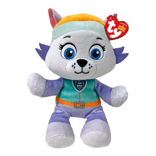Ty Paw Patrol Everest Plush Toy – 20 cm Soft Floppy Collectible with Heart Tag