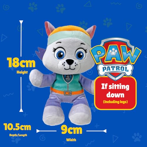 Ty Paw Patrol Everest Plush Toy – 20 cm Soft Floppy Collectible with Heart Tag