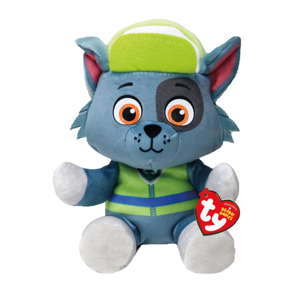 Ty Paw Patrol Rocky Plush – 20 cm Floppy Soft Toy Collectible