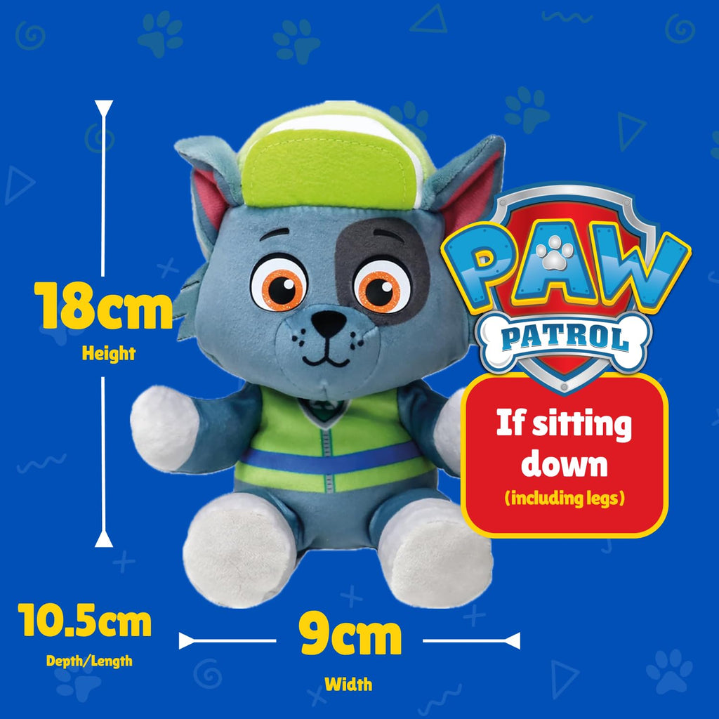 Ty Paw Patrol Rocky Plush – 20 cm Floppy Soft Toy Collectible